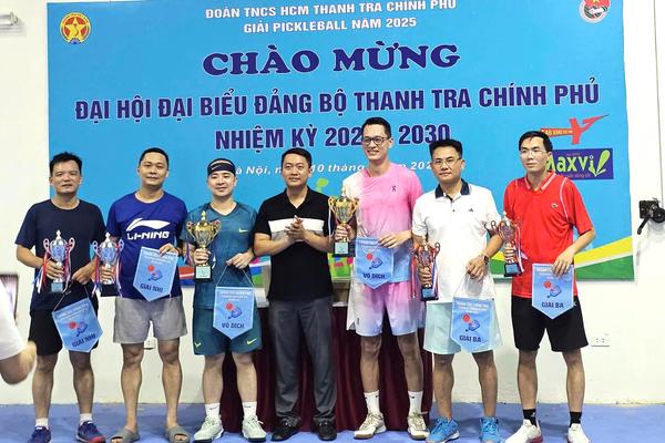 Giao lưu thể thao Pickleball cơ quan Thanh tra Chính phủ năm 2025
