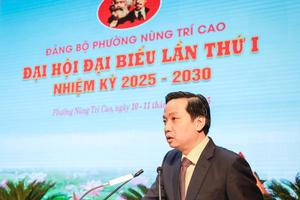 Cao Bằng: Đảng bộ phường Nùng Trí Cao xác định 3 nhiệm vụ trọng tâm, 7 nhiệm vụ, giải pháp chủ yếu