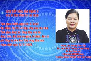 Bí thư Tỉnh ủy Lai Châu sẽ tiếp công dân vào ngày 28/8/2025