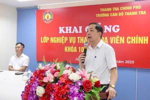 90 công chức ngành Thanh tra tham gia lớp Thanh tra viên chính K10/2025
