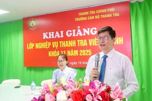 Khai giảng lớp Thanh tra viên chính Khóa 11 năm 2025