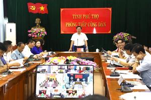 Chủ tịch UBND tỉnh Phú Thọ tiếp công dân, chỉ đạo giải quyết vụ việc tại chợ trung tâm xã Lương Sơn