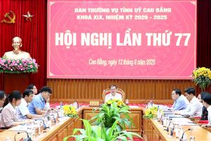 Cao Bằng: Thông qua báo cáo kết quả giám sát 56 xã, phường