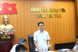 Thanh tra tỉnh Hưng Yên: Công bố quyết định thanh tra chuyên đề dự án khó khăn, vướng mắc