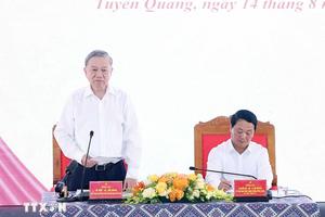 Tổng Bí thư Tô Lâm làm việc với Ban Thường vụ Tỉnh ủy Tuyên Quang