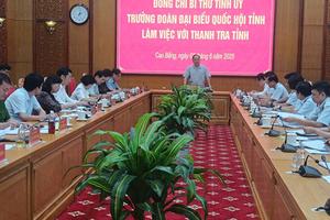 Thanh tra tỉnh Cao Bằng: Ban hành kế hoạch thực hiện các nghị quyết về đổi mới công tác xây dựng và thi hành pháp luật