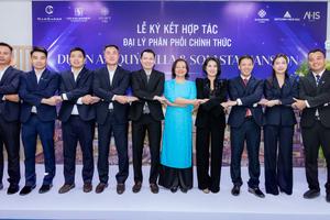 Long trọng lễ ký kết hợp tác đại lý phân phối dự án KĐT Dương Nội