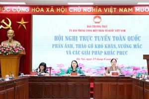 Gỡ nút thắt trong sắp xếp, tinh gọn tổ chức bộ máy Mặt trận Tổ quốc