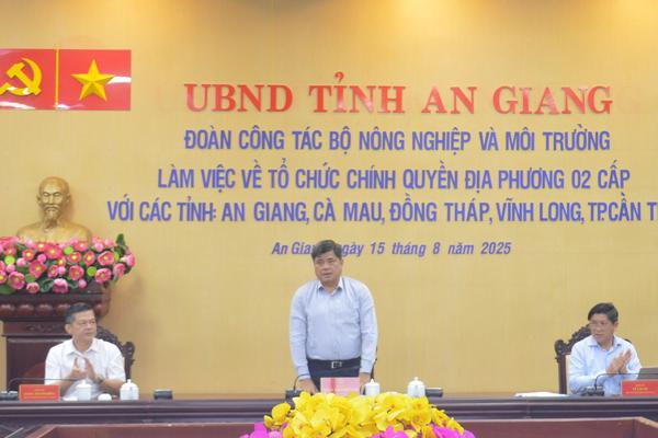 Bộ NN&MT làm việc các địa phương Đồng bằng sông Cửu Long, tháo gỡ các khó khăn