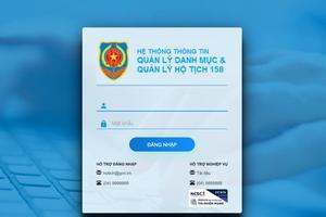 Kiểm tra 12 địa phương sử dụng Phần mềm đăng ký quản lý hộ tịch trong tháng 8