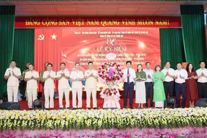 Trung Giã kỷ niệm 80 năm Ngày truyền thống Công an Nhân dân