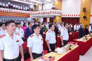 Toàn cảnh nghi lễ chào cờ Đại hội Đảng bộ Thanh tra Chính phủ nhiệm kỳ 2025-2030