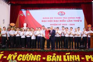 Nhân sự Ủy ban Kiểm tra Đảng ủy Thanh tra Chính phủ nhiệm kỳ 2025-2030