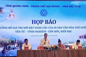 Công bố giá trị toàn cầu Khu di tích Yên Tử - Vĩnh Nghiêm - Côn Sơn, Kiếp Bạc
