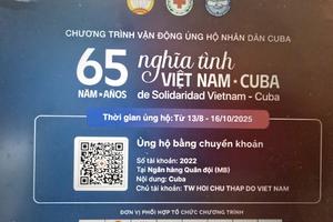 Thanh Hóa: Phát động ủng hộ Nhân dân Cuba nhân dịp kỷ niệm 65 năm thiết lập quan hệ ngoại giao 2 nước