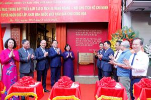 Hà Nội: Gắn biển công trình và trưng bày triển lãm tại di tích lịch sử 48 Hàng Ngang