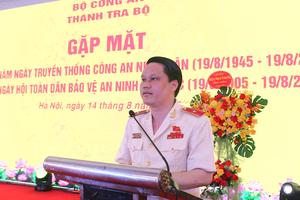 Xây dựng lực lượng Thanh tra Công an nhân dân thật sự trong sạch, vững mạnh, chính quy, tinh nhuệ, hiện đại