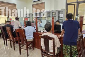 Xã Triệu Sơn (Thanh Hóa): Làm việc cả thứ Bảy và Chủ nhật phục vụ Nhân dân