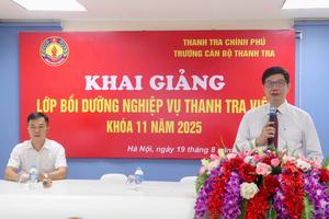 Gần 100 công chức thanh tra địa phương tham gia lớp bồi dưỡng nghiệp vụ thanh tra viên