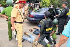 Lâm Đồng: Cảnh sát giao thông truy đuổi hơn 30km bắt thành công 3 kẻ trộm