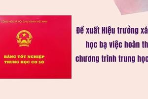 Bỏ bằng tốt nghiệp THCS có phù hợp?