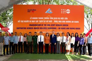 An Giang: Khánh thành trung tâm dịch vụ một cửa hỗ trợ phụ nữ, trẻ em bị bạo lực