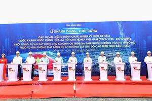 Ninh Bình: Khánh thành, khởi công 4 dự án, công trình chào mừng 80 năm Quốc khánh 2/9