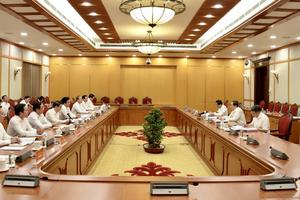 Các tổ công tác của Bộ Chính trị cho ý kiến đề án nhân sự TP Đà Nẵng, Quảng Ninh, Khánh Hoà, Nghệ An