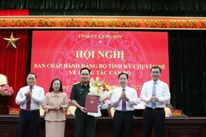 Ban Bí thư chỉ định Đại tá Mai Xuân Phong tham gia Ban Chấp hành Đảng bộ tỉnh, Ban Thường vụ Tỉnh ủy Lạng Sơn