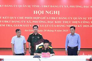 Siết chặt kỷ luật đảng tại các chi bộ quân sự An Giang