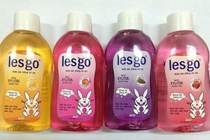Thu hồi, tiêu hủy lô sản phẩm Nước súc miệng Lesgo trẻ em có chứa Methylparaben