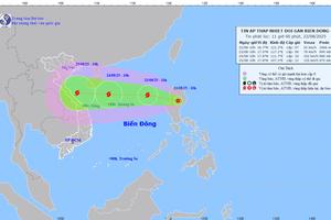 Biển Đông chuẩn bị đón bão số 5