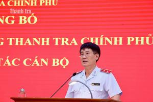 Thanh tra Chính phủ công bố các quyết định về công tác cán bộ