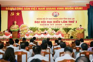 Đại hội Đảng bộ UBND tỉnh Gia Lai lần thứ I: Khẳng định vai trò nòng cốt, khát vọng vươn lên mạnh mẽ