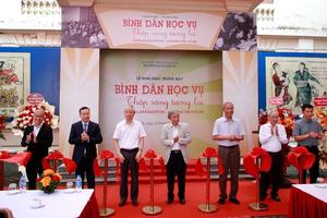 Trưng bày, giới thiệu gần 160 tài liệu, hiện vật về phong trào Bình dân học vụ