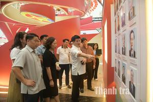 Phó Tổng Thanh tra Chính phủ Lê Sỹ Bảy kiểm tra công tác chuẩn bị Triển lãm 80 năm thành tựu đất nước