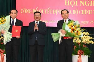 Ông Trần Lưu Quang làm Bí thư Thành ủy TP Hồ Chí Minh