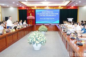 Sơn La kiến nghị gì với Đoàn công tác của Bộ Khoa học và Công nghệ