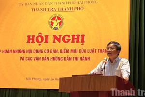 Thanh tra thành phố Hải Phòng tập huấn Luật Thanh tra 2025