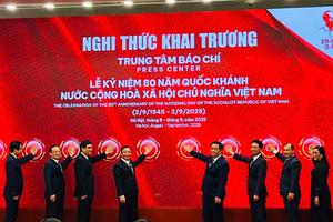 Khai trương Trung tâm Báo chí Lễ kỷ niệm 80 năm Quốc khánh Việt Nam