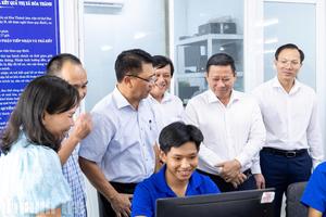 Tây Ninh: Thứ trưởng Bộ Tư pháp trực tiếp kiểm tra, tháo gỡ vướng mắc tại phường Long Hoa