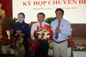 Khánh Hòa bầu bổ sung một phó chủ tịch UBND tỉnh