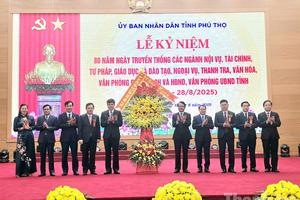 Phú Thọ kỷ niệm 80 năm ngày truyền thống của 9 sở, ngành
