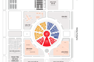 Sơ đồ hướng dẫn người dân tham quan triển lãm “80 năm Hành trình Độc lập - Tự do - Hạnh phúc”