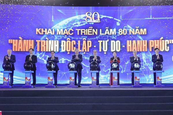 Khai mạc Triển lãm thành tựu đất nước “80 năm Hành trình Độc lập - Tự do - Hạnh phúc”