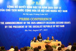 Hơn 13.900 phạm nhân được đặc xá dịp 80 năm Quốc khánh