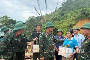 Thanh Hóa: Quân khu 4 tăng cường lực lượng cùng Nhân dân khắc phục hậu quả bão số 5