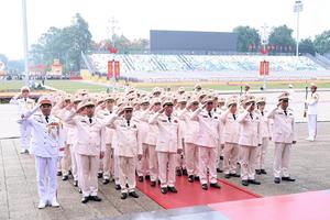 Đảng ủy Công an Trung ương, Bộ Công an vào Lăng viếng Bác nhân Quốc khánh 2/9