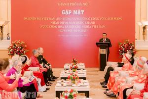 Hà Nội tri ân Mẹ Việt Nam Anh hùng, người có công nhân dịp 80 năm Quốc khánh 2/9