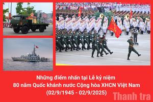 Một số điểm nhấn tại Lễ kỷ niệm 80 năm Quốc khánh nước Cộng hòa XHCN Việt Nam